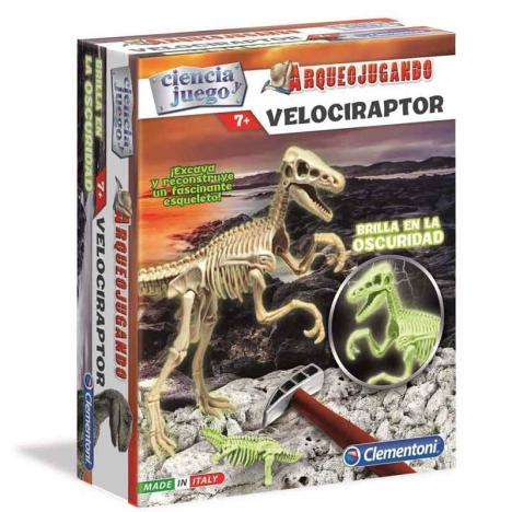 Arqueojugando Velociraptor Fluor