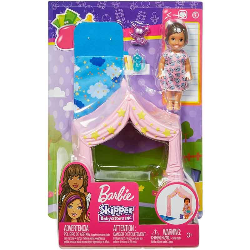 Hora del Baño Mattel GHV84 Muñecas con Bebe y Accesorios Skipper Canguro Barbie 