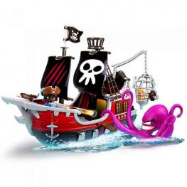 Pin y Pon Action - Barco Pirata Ataque al Kraken
