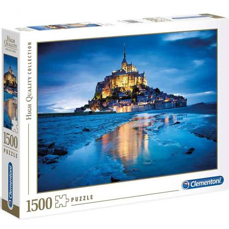 Puzzle Le Mont Saint-Michel 1500 piezas.- de CLEMENTONI- Kidylusion