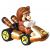 Hot Wheels Coche Mario Kart Tanooki Mario