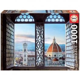 Puzzle Vistas de Florencia 1000 piezas