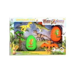 Caja 4 Dinosaurios con 2 Huevos