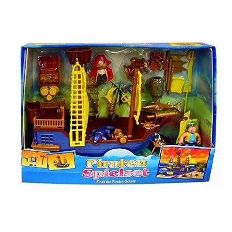 Barco Pirata con Figuras