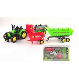 Set Tractor con Remolque y Accesorios