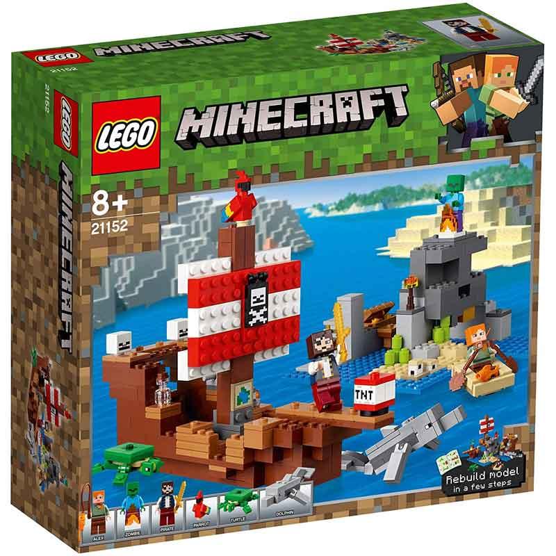 exposición Empresario Tomar un riesgo Comprar Lego Minecraft - La Aventura del Barco Pirata de LEGO- Kidylusion