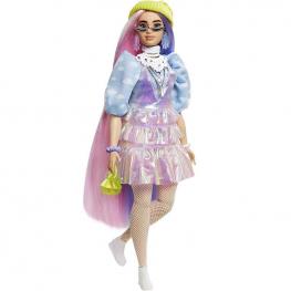 Barbie Fashionista Extra con Vestido Brillante