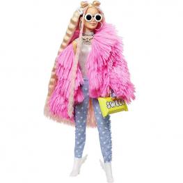 Barbie Fashionista Extra con Abrigo Rosa
