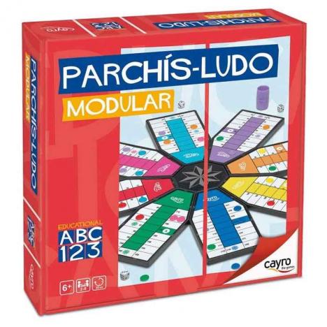 Parchís Modular 8 Jugadores con Accesorios