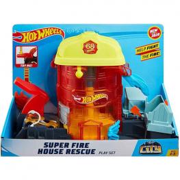 Hot Wheels Pista Super Rescate del Fuego