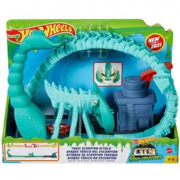 Hot Wheels Pista Ataque del Escorpión Tóxico