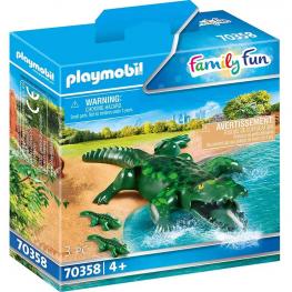 Playmobil - Family Fun: Cocodrilo con Bebés