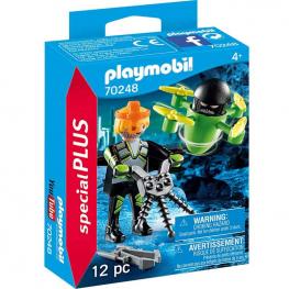 Playmobil  - Special Plus: Agente con Dron