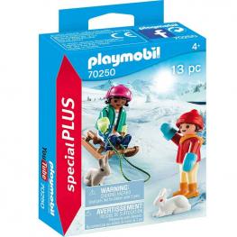 Playmobil  - Special Plus: Niños con Trineo