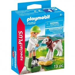 Playmobil 70252 - Special Plus: Veterinaria con Ternero