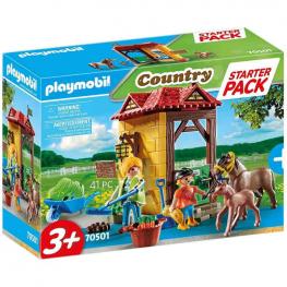 Playmobil - Country: Starter Pack Granja de Caballos