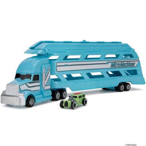 Micromachines Camión de Transporte Azul