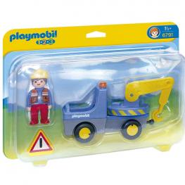 Playmobil 1,2,3 - Camión Grúa