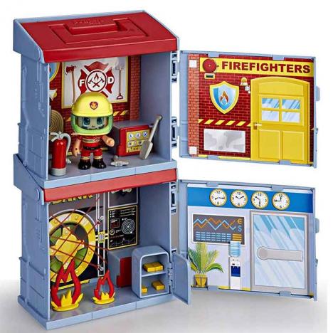 Pin y Pon Action Boxes Bombero