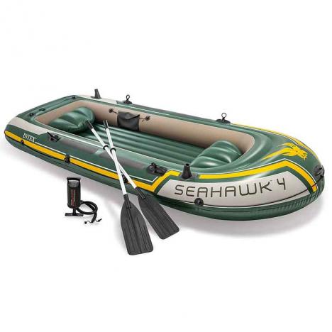 Barca Hinchable Seahawk 4 con Remos e Hinchador 351X145X48 cm