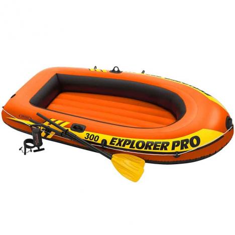 Barca Hinchable Explorer Pro 300 con Remos e Hinchador 244X117X36 cm