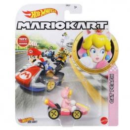Hot Wheels Coche Mario Kart Cat Peach