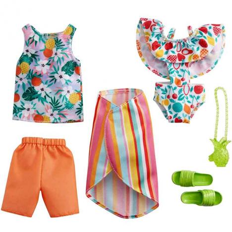 Barbie y Ken Moda Tropical Pack de 2