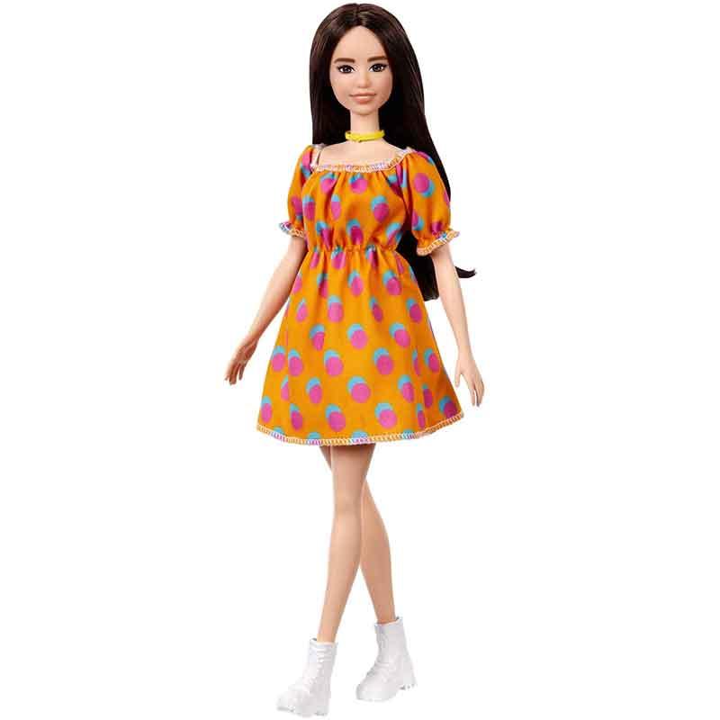 Comprar Barbie Fashionista - Muñeca Morena con Vestido de Lunares de  MATTEL- Kidylusion