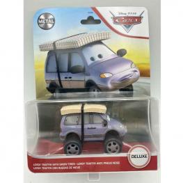 Cars 3 - Vehículos Deluxe - Leroy Traffik con Ruedas de Nieve