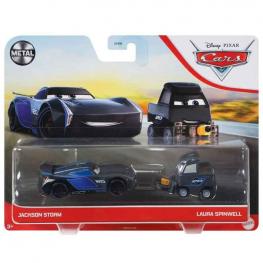 Cars Pack 2 Coches - Jackson Storm y Laura Spinwell