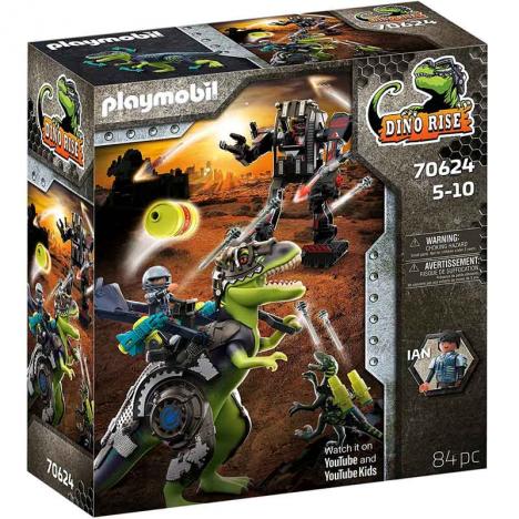 Playmobil - Dino Rise: T-Rex: Batalla de los Gigantes