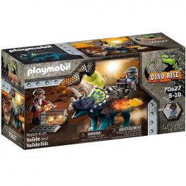 Playmobil 70627 - Dino Rise: Triceratops: Disturbios por las piedras legendarias