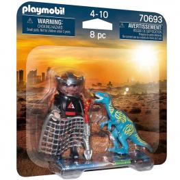 Playmobil - Duo Pack Velociraptor y Saqueador