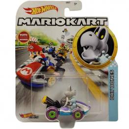 Hot Wheels Coche Mario Kart Dry Bones