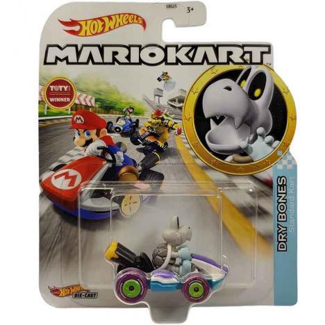 Hot Wheels Coche Mario Kart Dry Bones