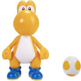 Super Mario Figura Yoshi Naranja con Huevo