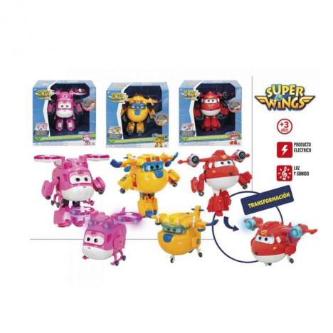 Superwings Figura Supercharge Luz y Sonido Modelos Surtidos