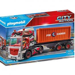 Playmobil 70771 - City Action: Camión con Remolque