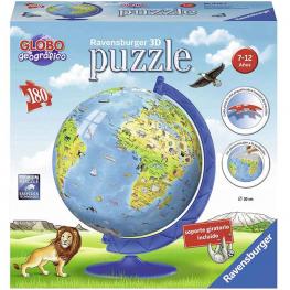 Puzzle 3D Globo Geográfico Infantil