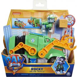 Patrulla Canina Rocky Figura + Vehículo