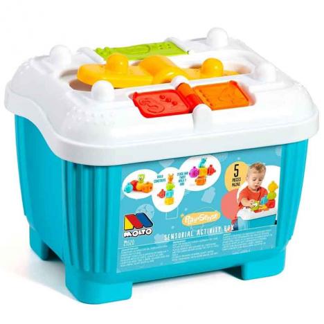 Caja de Actividades con Bolas y Figuras Sensoriales