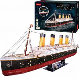 Puzzle 3D Titanic con Luces Led
