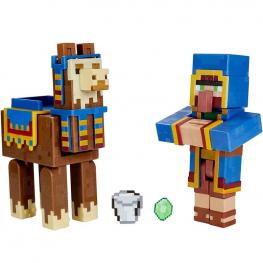 Minecraft - Figuras Comerciante Deambulante y Llama