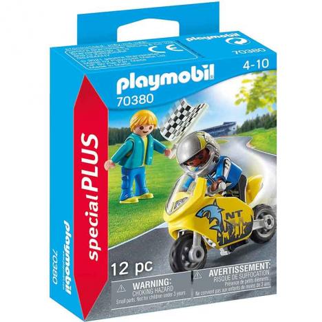 Playmobil  - Special Plus: Chicos con Moto de Carreras