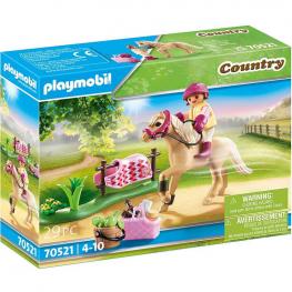 Playmobil - Country: Poni Coleccionable de Equitación Alemán