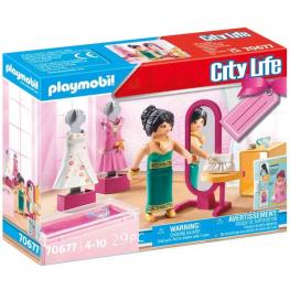 Playmobil 70677 - City Life: Set de Regalo Tienda de Moda Festiva