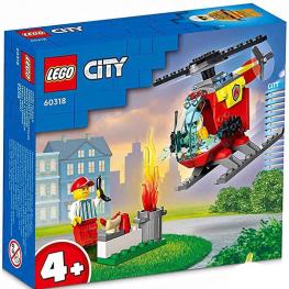 Lego 60318 City - Helicóptero de Bomberos