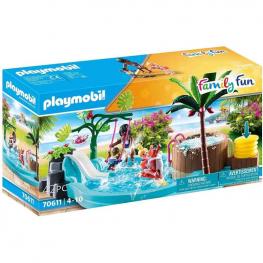 Playmobil 70611 - Family Fun: Piscina Infantil con Bañera Hidromasaje