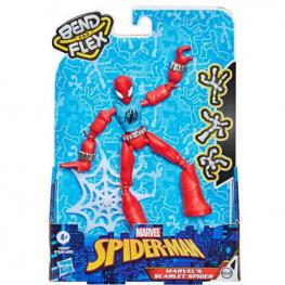Spiderman Bend and Flex 15 cm. - Scarlet Spider