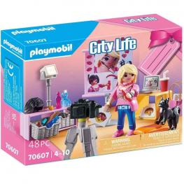 Playmobil 70607 - City Life: Set Estrella Social Media